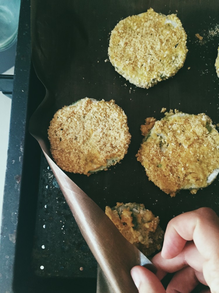 oven fried green tomatoes by gourmet project