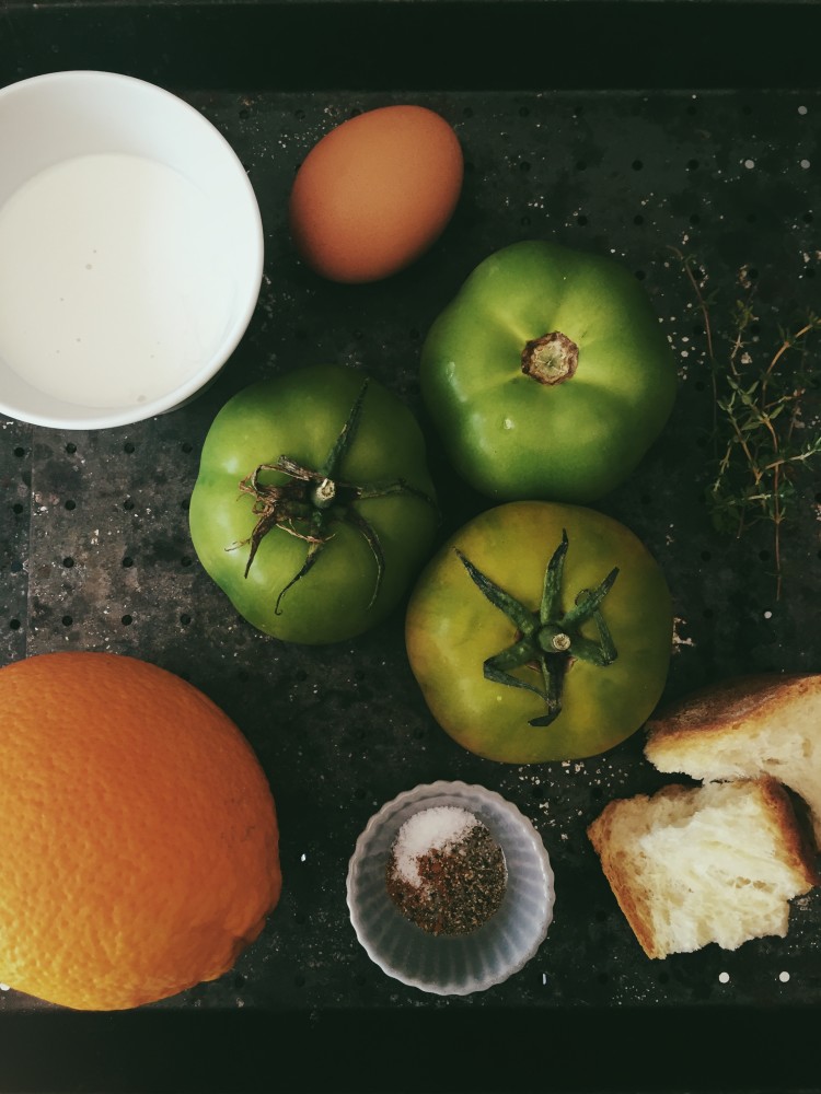 oven fried green tomatoes by gourmet project